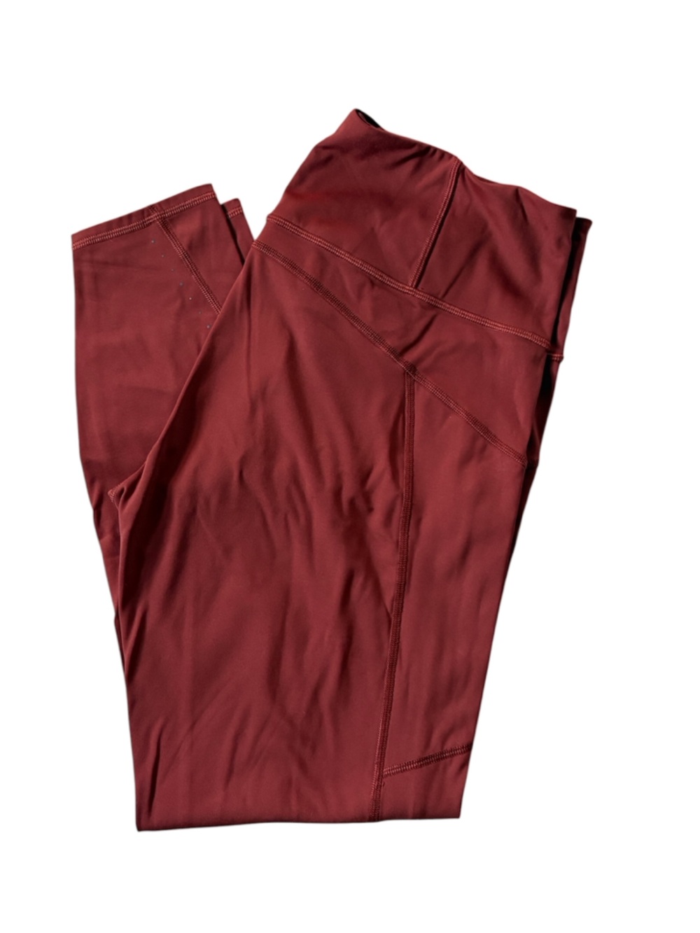 Athleta Burgundy High-Waist Leggings
